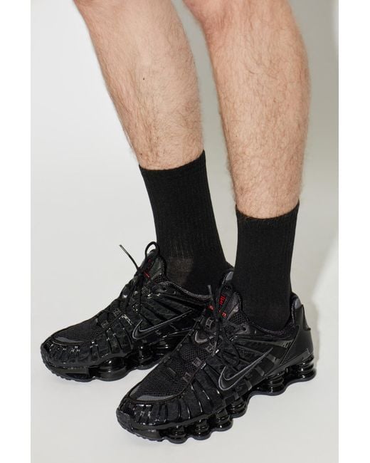 Nike Black Sports Shoes "Shox Tl" for men