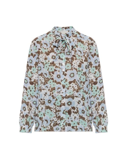 Tory Burch Multicolor Shirt With Floral Motif
