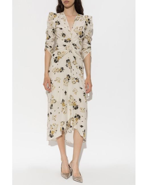 Isabel Marant Natural Silk Dress "Albini"