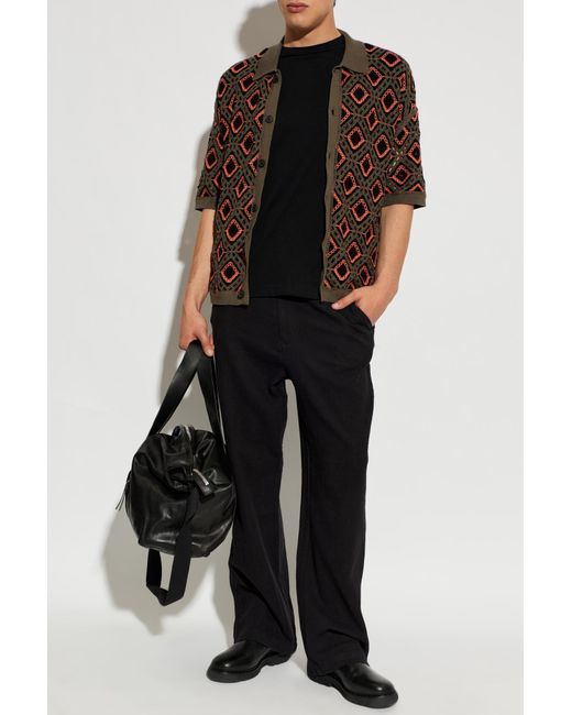 AllSaints Brown Morena Shirt for men