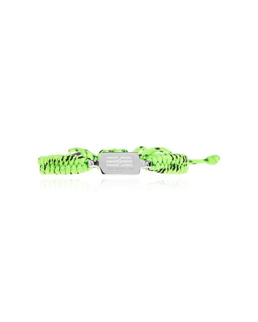 Balenciaga Green Bracelet With Logo