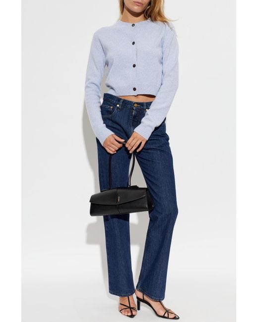 Jil Sander Blue Jeans With Slightly Tapered Legs