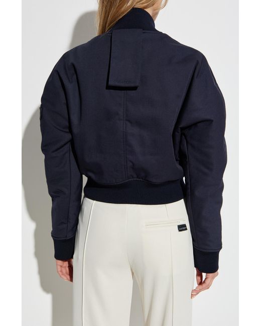 Courreges Blue Bomber Jacket