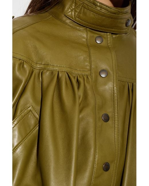 Chloé Green Leather Jacket