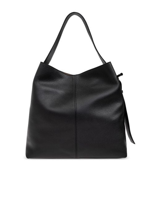 McQueen Black Bag T-Bar Sling