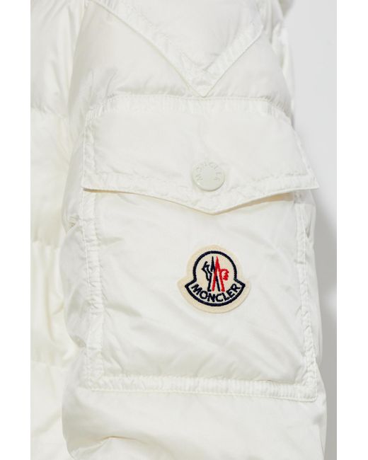 Moncler White Down Jacket 'Dalles'