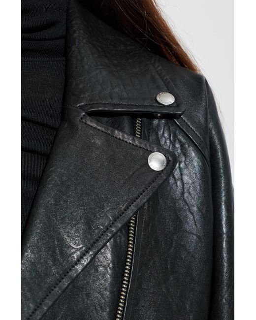 Stand Studio Black Leather Jacket "Romy"