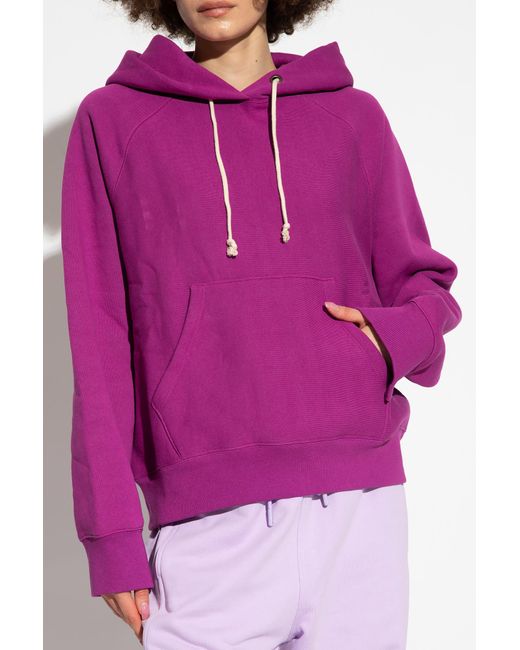 Champion Purple Hoodie With Patch, '