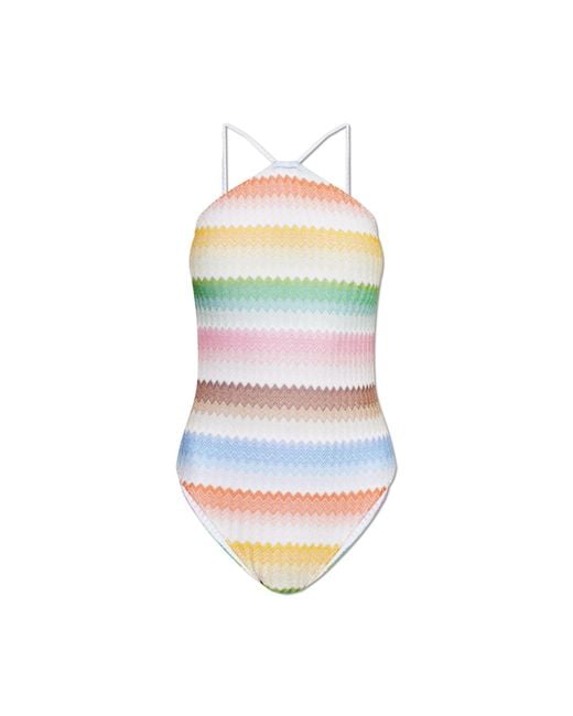 Missoni White One-Piece Swimsuit