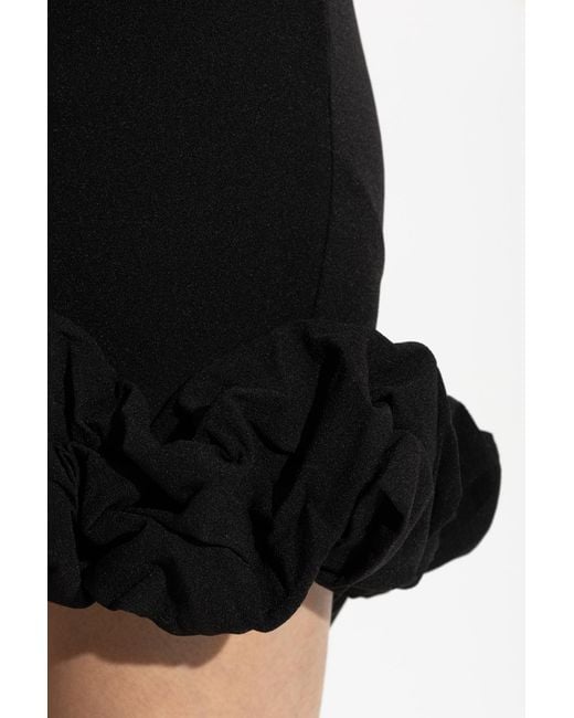 ROTATE BIRGER CHRISTENSEN Black Skirt With Ruffle