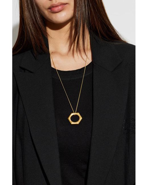 AllSaints Metallic Necklace With Pendant