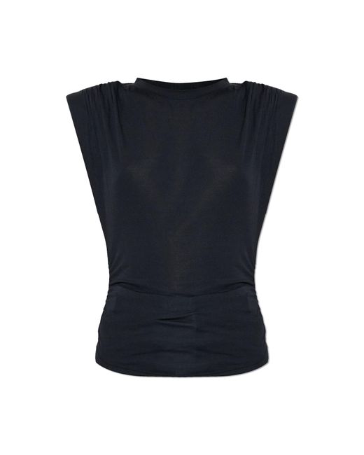 Isabel Marant Blue T-Shirt "Devani"