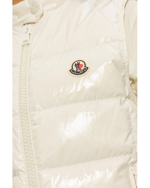 Moncler White 'alcibia' Vest,