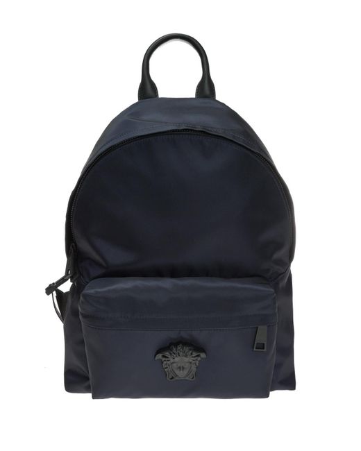 navy blue versace backpack