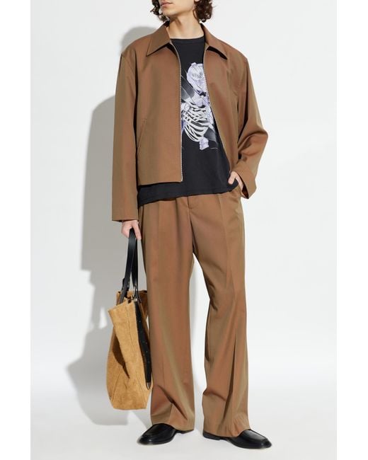 Our Legacy Brown Wool Jacket for men