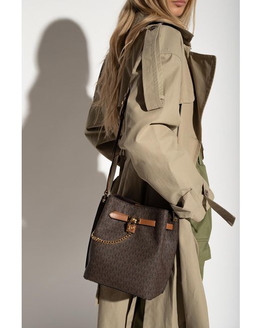 Michael Kors Hamilton Ladies Medium Leather Messenger Bag