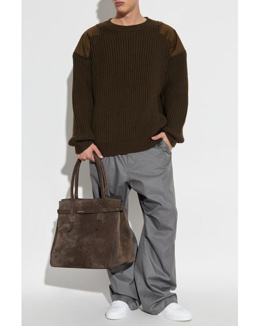 DSquared² Brown Wool Sweater for men
