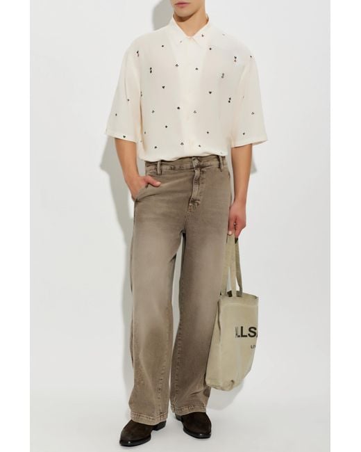 AllSaints White 'Cardsuit' Shirt for men