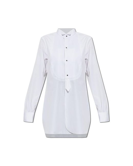Maison Margiela White Shirt With Slits