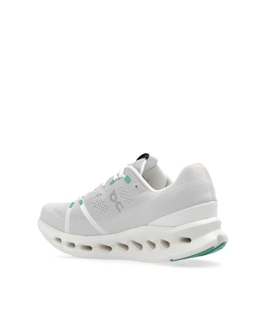 On Shoes White Running Shoes 'cloudsurfer', for men