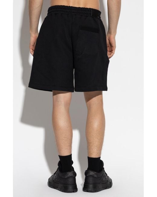Amiri Black Cotton Shorts for men