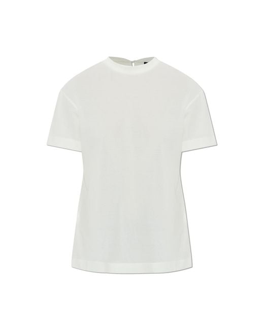 Jacquemus White T-Shirt 'Ventadou'