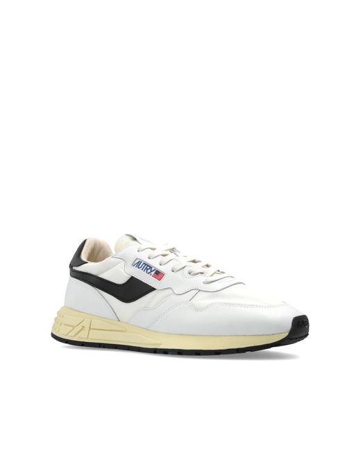 Autry White ‘Reelwind’ Sports Shoes