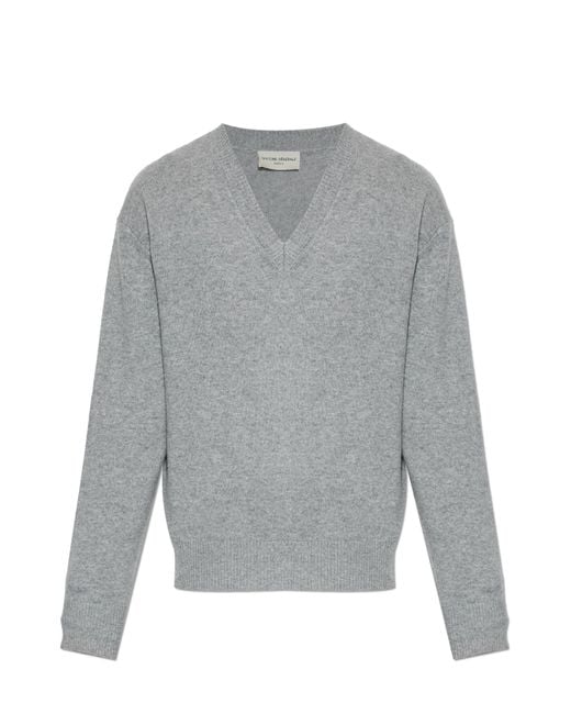Officine Generale Gray Sweater 'Manu' for men