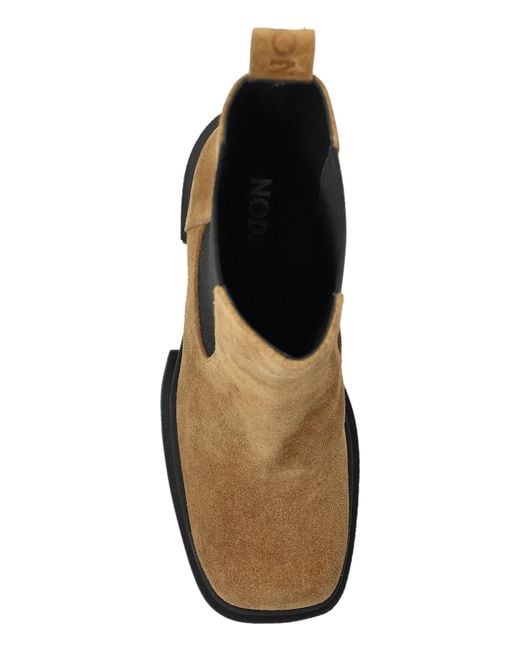 NODALETO Natural Platform Ankle Boots