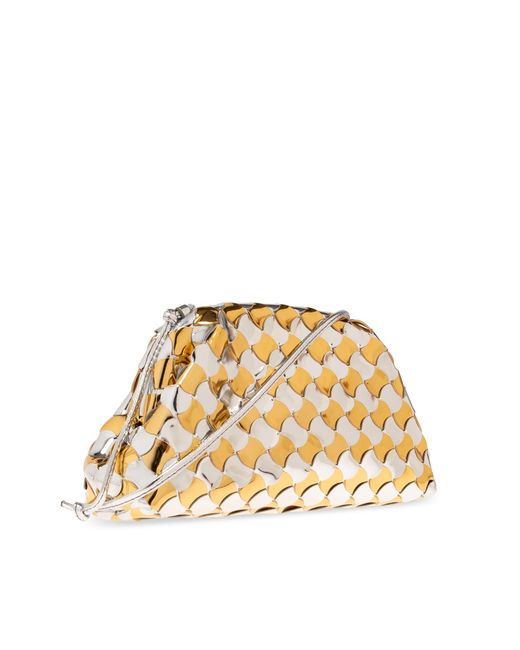 Bottega Veneta Metallic 'pouch Mini' Shoulder Bag,
