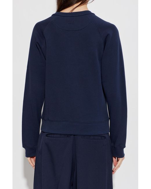 KENZO Blue Sweatshirt With Patch