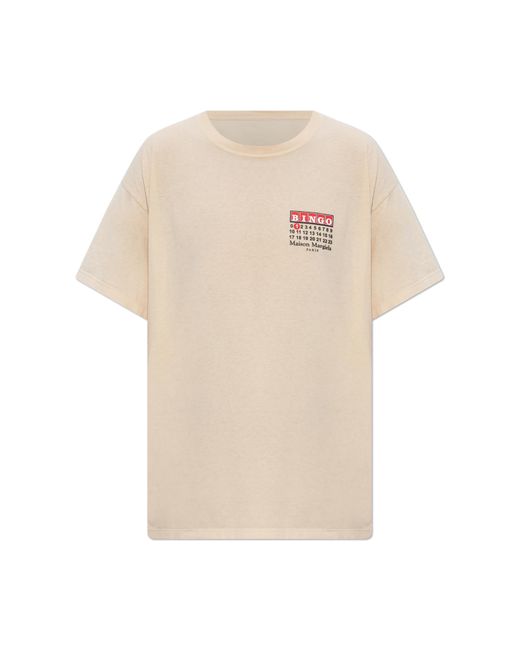 Maison Margiela White T-Shirt With Logo