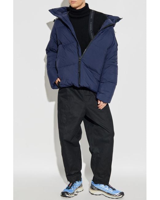 Canada Goose Blue Puffer Jacket 'Crofton' for men