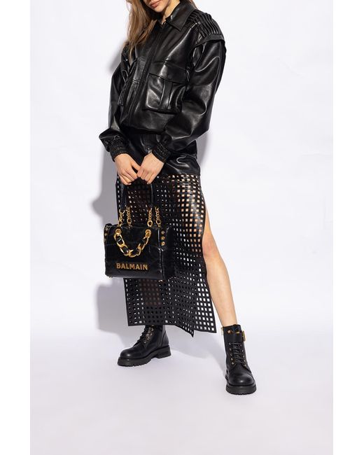 Balmain Black 'Combat' Boots