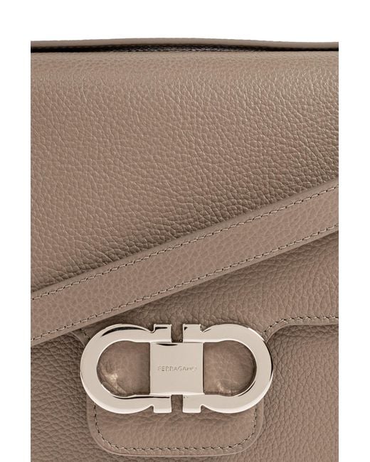 Ferragamo Brown Double Bag