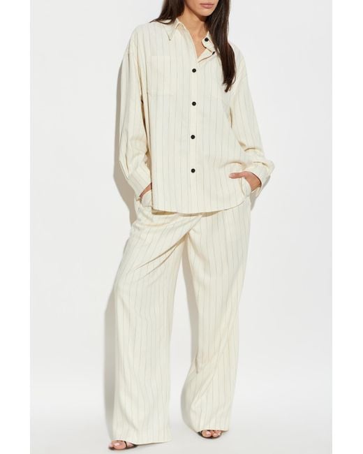 AllSaints White "Olga" Trousers