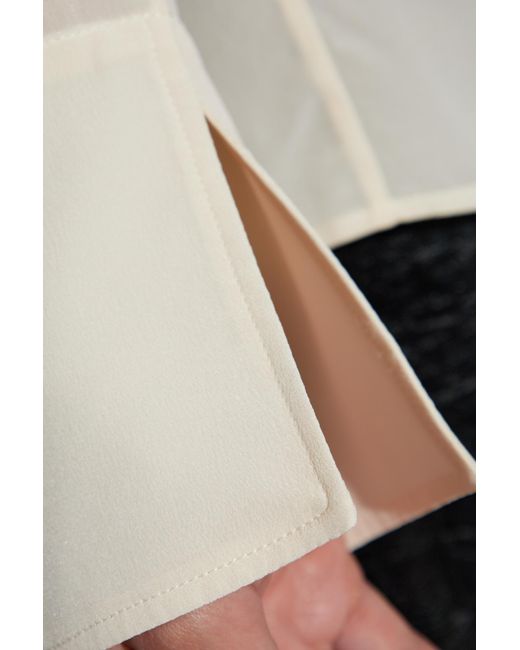 Victoria Beckham White Silk Top