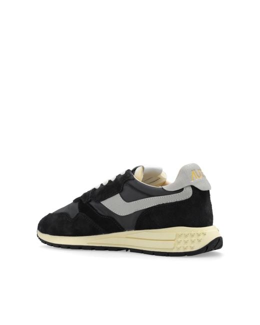 Autry Black 'Reelwind' Sneakers for men