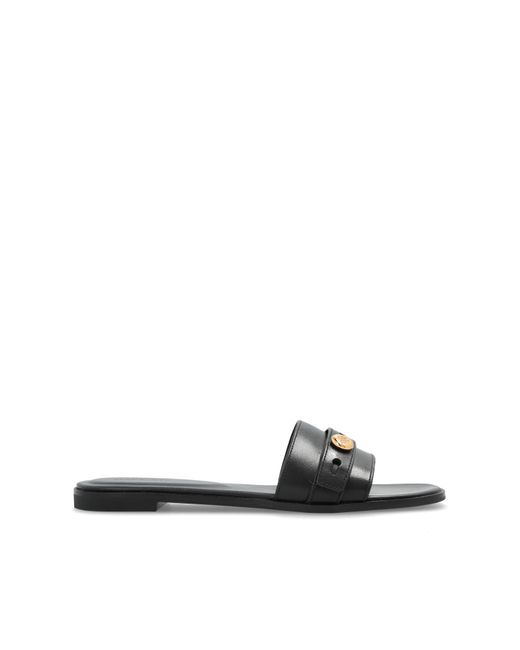 Tory Burch White 'Romy' Slides