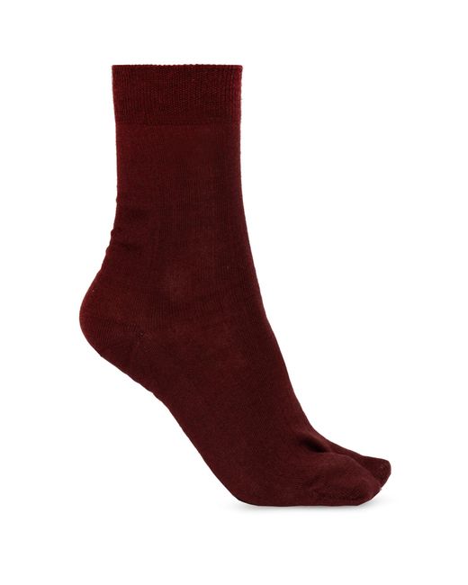 Maison Margiela Brown Tabi Cut-Out Socks