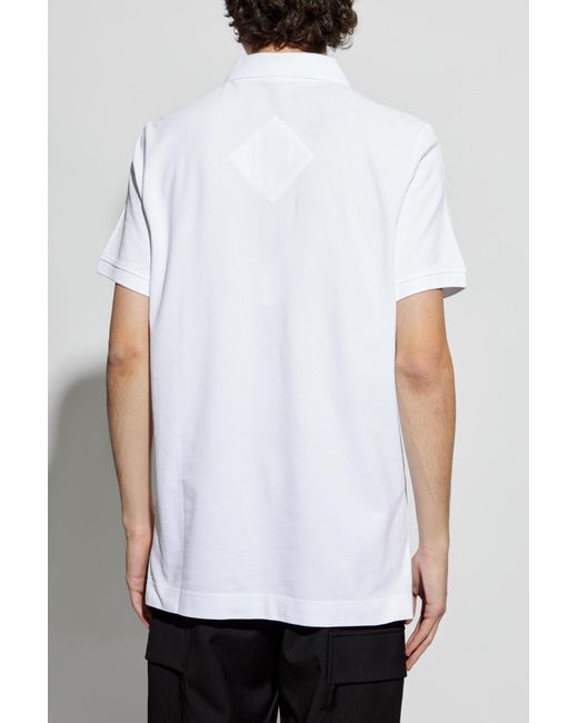 Canada Goose Black Polo With Logo Patch for men