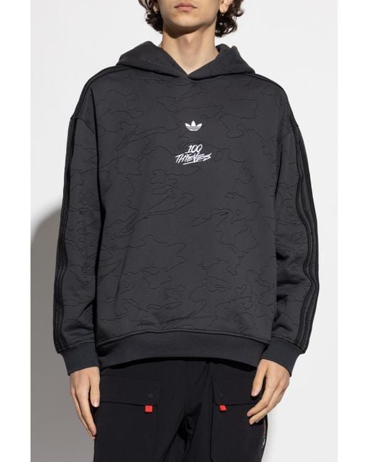 Adidas Originals Black Adidas X 100 Thieves for men