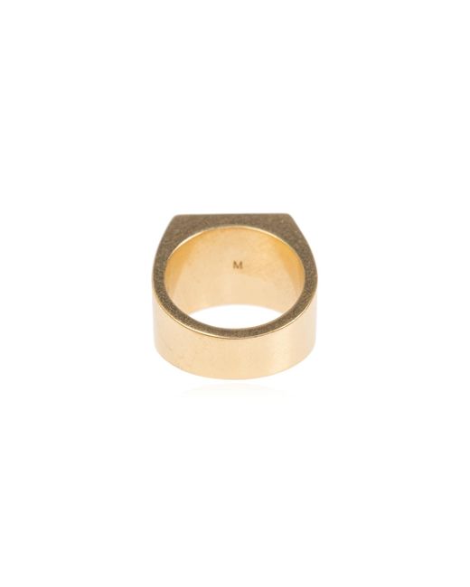 Vetements Metallic Logo Ring