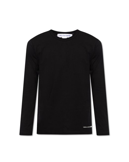 Comme des Garçons Black T-shirt With Logo, for men