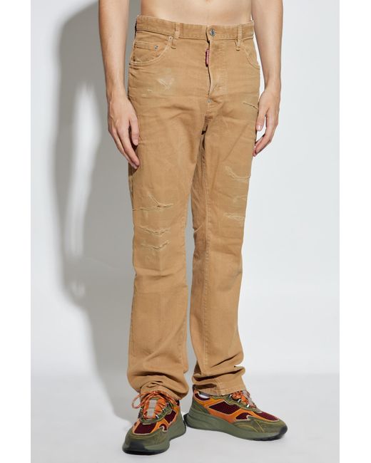 DSquared² Brown Jeans '642' for men