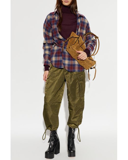 DSquared² Purple Shirt Tied