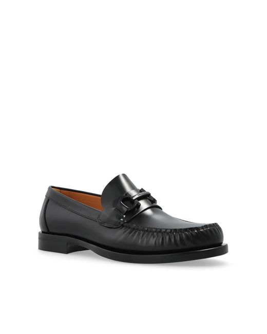 Ferragamo Black Loafers Shoes for men