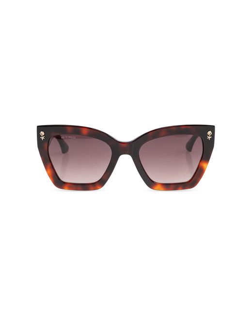 Etro Brown "Stropes" Sunglasses
