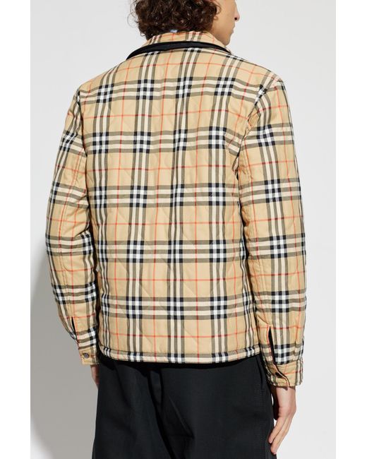 Burberry Black Reversible Jacket "Brighton" for men