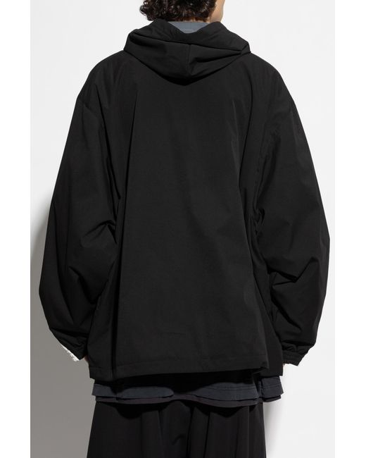 Balenciaga Jacket With Logo in Black for Men | Lyst